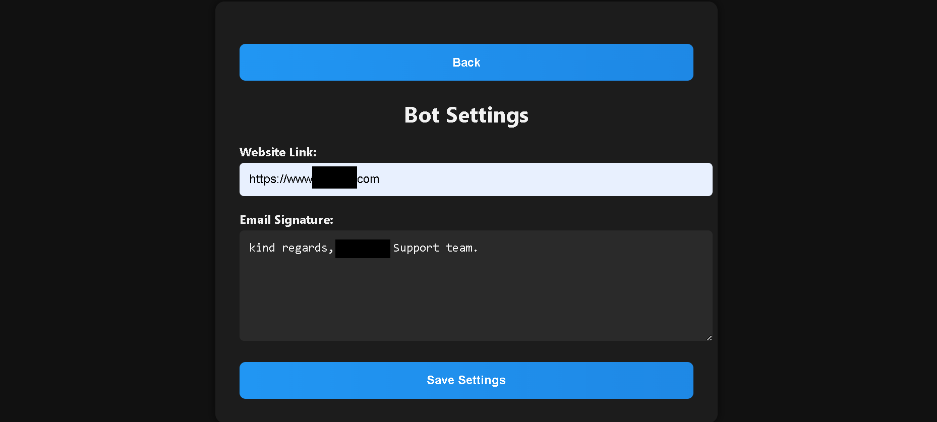 Tailored Context Feature